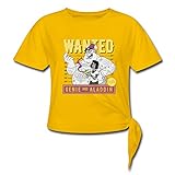 Spreadshirt SimsalaGrimm Aladdin & Dschinni Wanted Knotenshirt, M, Sonnengelb