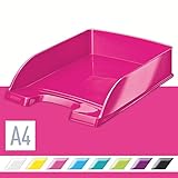 Leitz Briefkorb, A4, Pink, WOW-Serie, 52263023