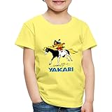 Spreadshirt Yakari Auf Kleiner Donner Kinder Premium T-Shirt, 110-116, Gelb