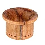 Chic-Net Damen Herren Ribbed Flesh Tunnel Lobe Piercing Straight aus Olivenholz, konkav 20