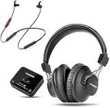 Avantree D4169 Dual Bluetooth 5.0 Kabellose Over & In Ear Kopfhörer Ohrhörer für Fernseher mit Sender, 40 & 20 Stun Funkkopfhörer TV, Personalisierte Lautstärkeregelung, Plug n Play, Keine Verzögerung