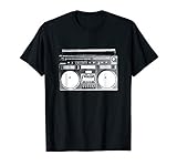 Ghettoblaster im 80er 90er Jahre Style als Retro Vintage T-S