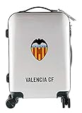Valencia Fußball Koffer Handgepäck – offizielles Produkt des Teams, steif und mit TSA Sicherheitsverriegelungssy