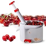 Kirschentkerner, Automatisches Zufuhrfach Kirschentkerner Und Entkerner Entfernt Schnell Kerne Von Kirschen Kolbenkolben Werkzeug Zum Entfernen Von Kirschkernen GAOWF