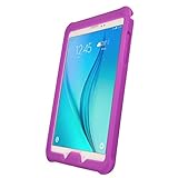 TECHGEAR Schutzhülle für Samsung Galaxy Tab A 9,7 (SM-T550 SM-T551 SM-T555), [Kinderfreundlich] Leichtes Koffer Silikon Soft Shell Anti-Rutsch-Shockproof Ecken + Displayschutzfolie. L