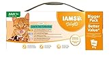 IAMS Delights Land & Sea Collection Katzenfutter Nass - Multipack mit Fleisch und Fisch Sorten in Sauce, Nassfutter für Katzen ab 1 Jahr, 48 x 85 g