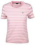 GANT Damen D1. Striped SS T-Shirt, SEA PINK, M