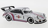 Ixo Porsche 911 930 G-Modell Coupe Silber Martini RWB Rauh Welt 1973-1989 1/43 Modell Auto mit individiuellem Wunschk