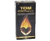 Tom CocoGold Shisha Kohle, Kohlenstoff 3kg, ca. 25 x 25 mm, Schwarz, 216 Wü