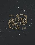 Giant Notebook | Pisces: 550 Pages College Ruled - Extra Large Jumbo Journal Composition Notebook | Zodiac Signs Series (Zodiac Signs - Minimalistic Art)