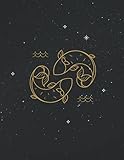 Giant Notebook | Pisces: 550 Pages College Ruled - Extra Large Jumbo Journal Composition Notebook | Zodiac Signs Series (Zodiac Signs - Minimalistic Art)