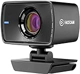 Elgato Facecam - 1080p60 Full-HD-Webcam für Videokonferenzen, Gaming, Streamen, Sony Sensor, Fixfokus-Objektiv, für Innenbeleuchtung optimiert, integrierter Speicher, perfekt für Zoom, Teams, PC/M