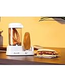 Rosenstein & Söhne Hot Dog Maker: Hotdog-Maker mit beheizbarer Stange aus rostfreiem Edelstahl, 350 Watt (Hot Dog Maschine)