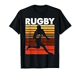 Rugby Sport Retro Vintage Rugby Spieler T-S