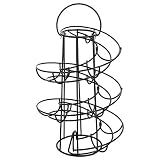 Xkfgcm Eierregal Eieraufbewahrungsregal Eierspender Ei Skelter Deluxe Modern Spiraling Spender Spiralförmiges Design Eierspender Im Spiralförmigen Design bis zu 20 Eier Schw