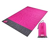 LBVGY wasserdichte Stranddecke Outdoor Tragbare Picknick-Matte Camping Mat Matratze Outdoor Camping Picknick-Matte (Color : Pink)