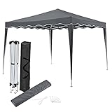 ArtLife Faltpavillon Vivara 3x3 m – Pop-up Pavillon höhenverstellbar, UV50+ & wasserabweisend – Gartenzelt mit Tasche – Partyzelt für Garten – G