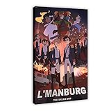 Game Video Dream Smp L Manburg Fanart Cover Leinwand Poster Schlafzimmer Dekor Sport Landschaft Büro Zimmer Dekor Geschenk 20 × 30 cm Rahmen style1