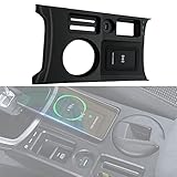 ElecPjf Kabelloses Auto Ladegerät für Audi A3 8V 8Y S3 2022 2021 2020, Center Console-Zubehörfeld, Auto Handy Ladestation Kompatibel für Phone 13/12/11/XS/Samsung