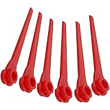 50 Stück Kunststoffmesser für Rasentrimmer Gardena, Ersatzmesser für Gardena Rasentrimmer und Akkutrimmer akku 9823 9825 9820 9821 9828 9829 8840 8841 2417 Zubehör (50 Stücke)