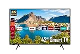 Telefunken XU42K700 42 Zoll Fernseher / Smart TV (4K Ultra HD, HDR Dolby Vision, Triple-Tuner) - 6 Monate HD+ inklusive [2022]