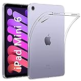 NUPO Hülle für iPad Mini 6 2021 (6. Generation), Ultra Slim Transparent Soft TPU Silikon Tablet Crystal Durchsichtige Schutzhülle Case für iPad mini6 8,3 Zoll (Clear)