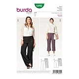 Burda Schnittmuster 6492 Hose, Papier, weiß, 19 x 14 x 0,5 