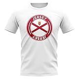 Airosportswear Jersey Football Badge T-Shirt (White)