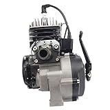 Motor mit Getriebe Motorradmotor 49cc luftgekühlter Motor für KT 50 SX 50 SX Pro Dirt Pit Cross Bike (Color : A)