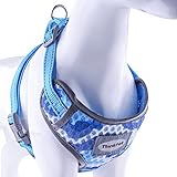 ThinkPet No-Pull Hundegeschirr - Atmungsaktiv Vest Geschirr Mesh Brustgeschirr für Hunde, reflektierend Verstellbare Softgeschirr Sicher Kontrolle, Geringes Eigengewicht, Leichtes Anleg