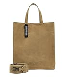 Liebeskind Berlin Paper Bag Suede Tote, sepia, Medium (HxBxT 34.0cm x29.0cm x15.0cm)