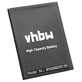 vhbw Akku kompatibel mit Wiko Harry, Lenny 4, Lenny 4 Plus Handy Smartphone Telefon (2500mAh, 3,8V, Li-Ion)