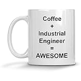 N\A Kaffee + Wirtschaftsingenieur = Fantastische Tasse - 11 Unzen weiß