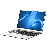 2021 15,6' Laptop, IPS-Display, 64-bit Quad-Core Celeron J4115 Prozessor, 8GB RAM, 256GB SSD ROM, 10000mAh Hochkapazitätsakku Lange Batterielaufzeit, Windows 10