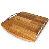 StreamBrush Premium-Gleitbrett - Handarbeit - Deutsche Herstellung - Holz-Gleiter - Untersetzer aus Massivholz für den Thermomix TM5 / TM6 / TM31 - E