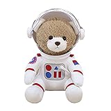 BSTCAR Teddybär 30CM Astronaut Teddy Kuscheltier Kawaii Kuscheltier Plüsch-Bär Plushie Plüschtiere , Geschenke für Kinder Jungen M