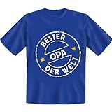 Stylisches und lustiges T-Shirt: Bester Opa der Welt in verschiedenen Größen von S bis 4XL