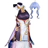 Diluc Cosplay Kostüm Ganyu Keqing Uniform Kleidung Spiel Full Set Anzug Anime Outfit mit Perücke Halloween Party für Erw