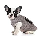 PUMYPOREITY Cotton Hundekleidung Hunde-T-Shirts Kleidung, Baumwollhemden Weich und Atmungsaktiv, Katze Sommer Haustier ärmelloses T-Shirt Sweatshirt für Hunde kleine mittelgroße(Grau, XS)