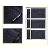 Yinian Shading Artefakt Selbstklebende Glas Aufkleber Blackout Fenster Film 100% Licht Blockierraum Verdunkelungswärmekontrolle Uv-prävention Für Home Security Dekorative(Size:60 * 200cm,Color:E)