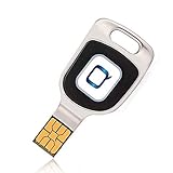 Qkey Sicherheitsschlüssel – Dreifach-Authentisierung für zusätzlichen Schutz – Passwort-Tresor & sichert Internet-Transaktionen – kompatibel mit Windows 8.1 + & USB (Typ A) Qkey - 1 Pk