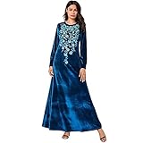 BIN Samt Muslim Roben Frauen Dubai Kaftan Jubah Lange Robe Abaya Hijab Kleider Elegant Islamische Kleidung Truthahn Arabisches Kleid,L,B