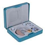 Ton Ältere Hinter das Ohr Hörverstärker Set mit Box