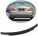 WANGFAFA Carbon Spoiler Auto Heckspoiler Spoiler für Mercedes CLS Klasse W218 Spoiler 2012-2017, Dachlippe Wing Trunk Lid Tailfin Wing Trunk Bumper Diffusor Zubehö