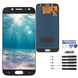 RongZy Display für Samsung Galaxy J5 2017 J530 SM-J530F LCD Bildschirmersatz Digitizer Touchscreen Montiert Ersatz mit Werkzeugen und B7000-Kleber. (Schwarz)