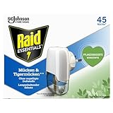 Raid Essentials Mücken-Stecker 45 Nächte, Elektrischer Insekten-Schutz vor Mücken und Tigermücken, 1er Pack (1 x 32 ml)