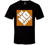 JUSHENG Home Depot Mockup Ho Depot Lustiges Witz T-Shirt Schwarz Gr. L, grü