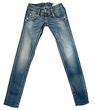 Herrlicher Damen Pitch Slim Organic Denim Jeans, mid 031, W24/L30