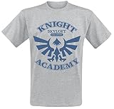 The Legend of Zelda Knight Academy Männer T-Shirt grau meliert M