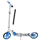 ArtSport Scooter Cityroller Skaterboy Big Wheel 205mm Räder klappbar & höhenverstellbar – Kinder-Roller ab 3 Jahre - Tretroller bis 100 kg – b